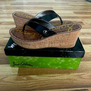 *NEW* Sam Edelman Wedge Thong Sandal
